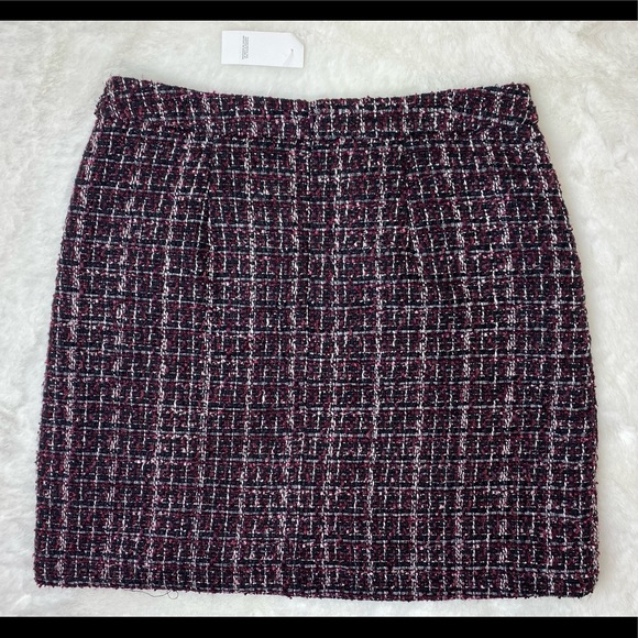 NWT LOFT Boucle Pocket Shift Skirt size 8 Tweed Skirts - Picture 2 of 5
